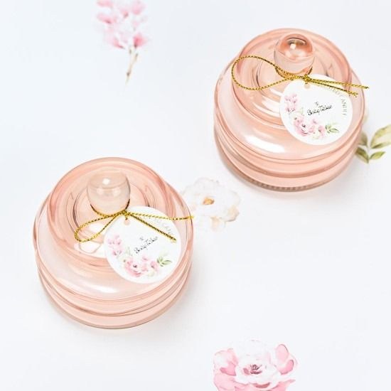 bbbbbbbbbbΜπομπονιέρες βάπτισης κερί Soap Tales flor pink 70γρ