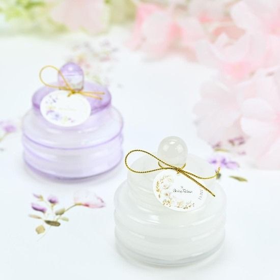 bbbbbbbbbbΜπομπονιέρες βάπτισης κερί Soap Tales flor white 70γρ