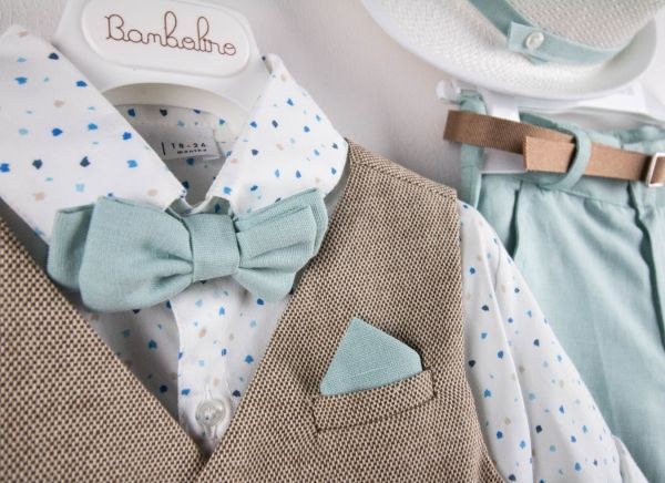 bbbbbbbbbbΒαπτιστικά ρούχα για αγόρι Bambolino Hart