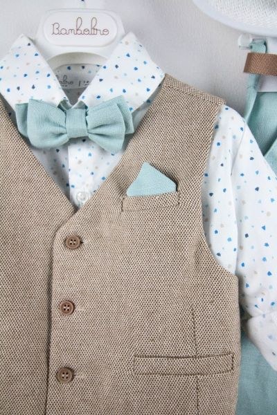 bbbbbbbbbbΒαπτιστικά ρούχα για αγόρι Bambolino Hart