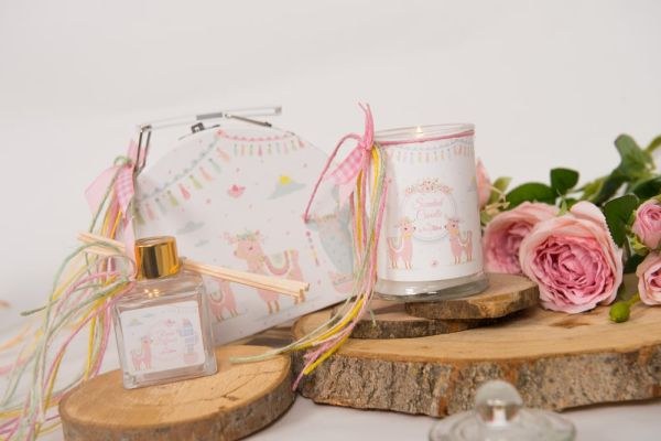 bbbbbbbbbbΜπομπονιέρα Αρωματικό Coconut 50ml Λάμα Κορίτσι Soap Tales