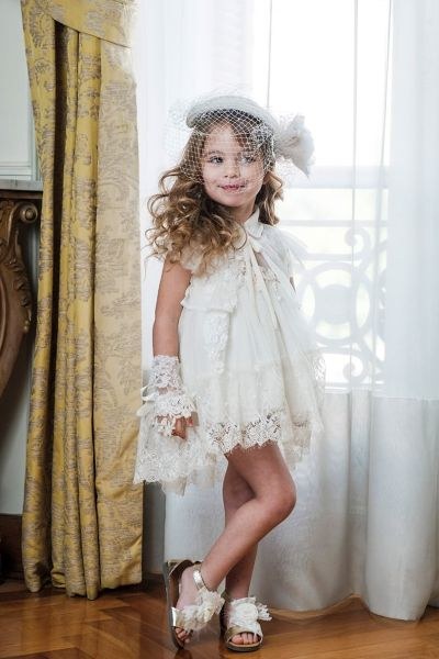 bbbbbbbbbbΒαπτιστικά ρούχα για κορίτσι Bambolino Elpida