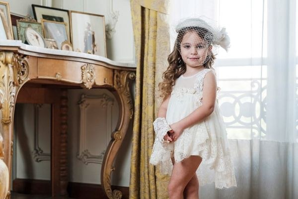 bbbbbbbbbbΒαπτιστικά ρούχα για κορίτσι Bambolino Elpida