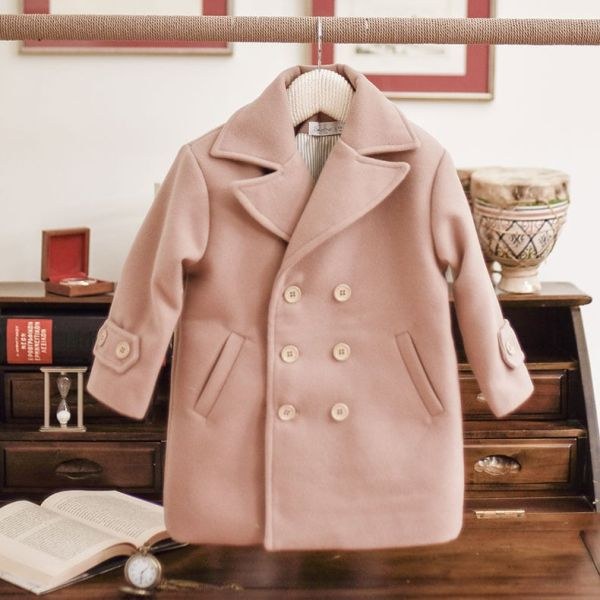 bbbbbbbbbbΧειμωνιάτικα βπτιστικά ρούχα για αγόρι Bambolino Monty (Παλτό Montgomery)