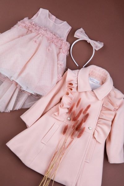 bbbbbbbbbbΧειμωνιάτικα βαπτιστικά ρούχα για κορίτσι Bambolino Marina