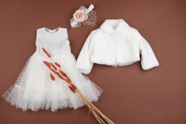 bbbbbbbbbbΧειμωνιάτικα βαπτιστικά ρούχα για κορίτσι Bambolino Olivia
