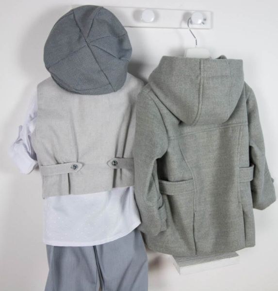 bbbbbbbbbbΧειμωνιάτικα βαπτιστικά ρούχα για αγόρι Bambolino Marcelo (Παλτό Montgomery)