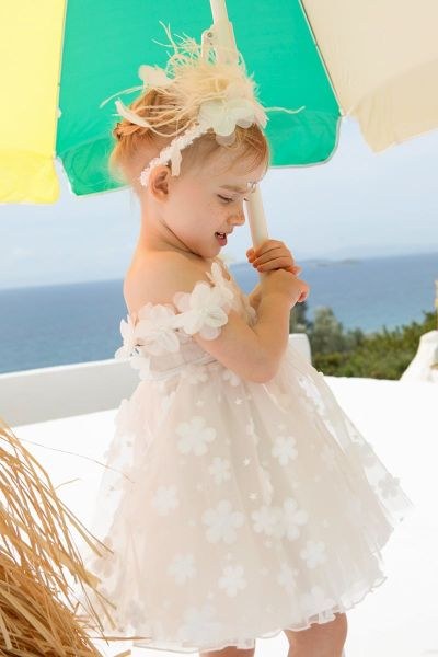 bbbbbbbbbbΒαπτιστικά ρούχα για κορίτσι Bambolino Natalaki