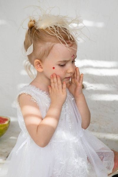 bbbbbbbbbbΒαπτιστικά ρούχα για κορίτσι Bambolino Irianthi