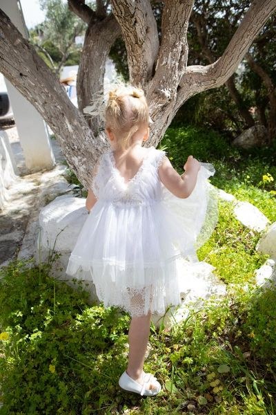 bbbbbbbbbbΒαπτιστικά ρούχα για κορίτσι Bambolino Irianthi