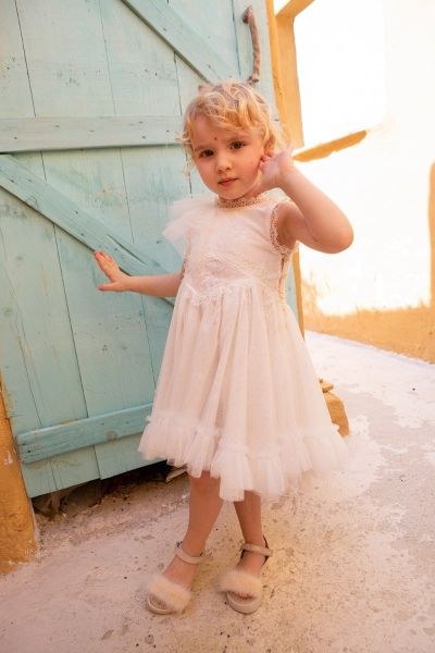 bbbbbbbbbbΒαπτιστικά ρούχα για κορίτσι Bambolino Thomais