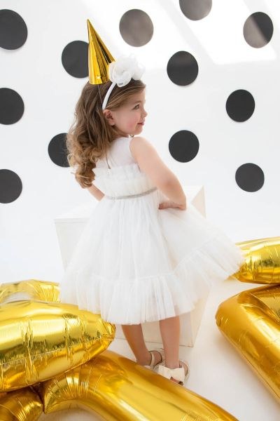 bbbbbbbbbbΒαπτιστικά ρούχα για κορίτσι Bambolino Adele