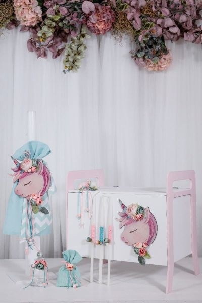 bbbbbbbbbbβαπτιστικά πακέτα για κορίτσι με θέμα μονόκερο