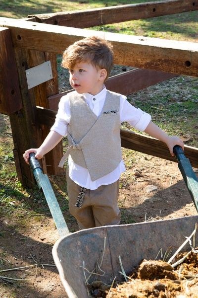 bbbbbbbbbbΒαπτιστικά ρούχα για αγόρι Bambolino Arnold 