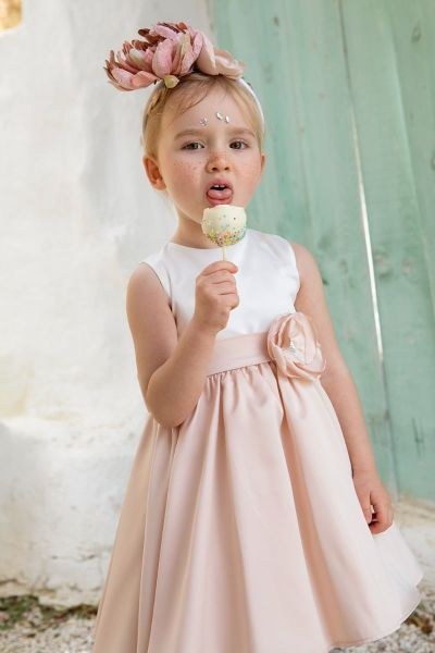 bbbbbbbbbbΒαπτιστικά ρούχα για κορίτσι Bambolino Rosa