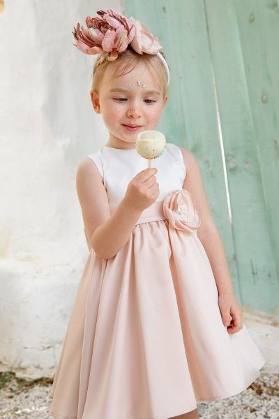 bbbbbbbbbbΒαπτιστικά ρούχα για κορίτσι Bambolino Rosa