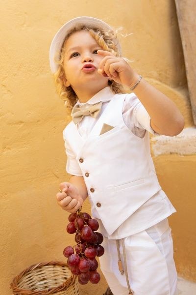 bbbbbbbbbbΒαπτιστικά ρούχα για αγόρι Bambolino Filippos