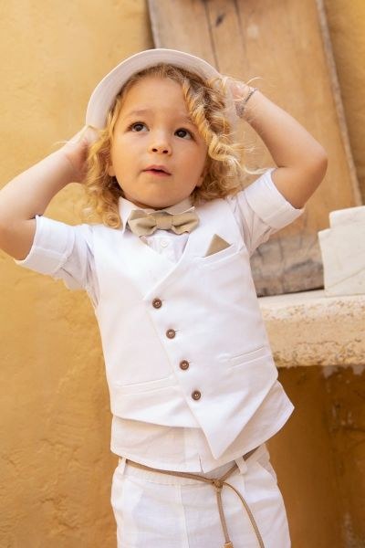 bbbbbbbbbbΒαπτιστικά ρούχα για αγόρι Bambolino Filippos