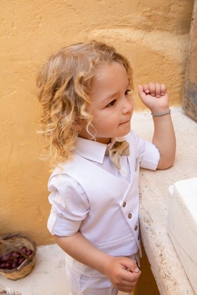 bbbbbbbbbbΒαπτιστικά ρούχα για αγόρι Bambolino Filippos