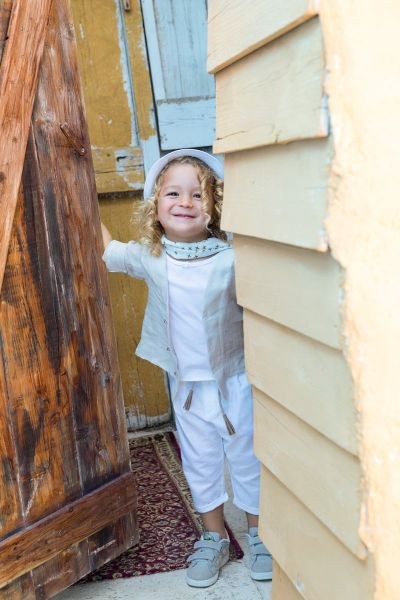 bbbbbbbbbbΒαπτιστικά ρούχα για αγόρι Bambolino Mozart