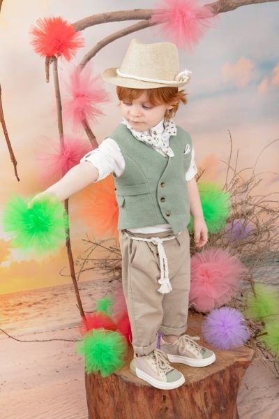 bbbbbbbbbbΒαπτιστικά ρούχα για αγόρι Bambolino Vegas 