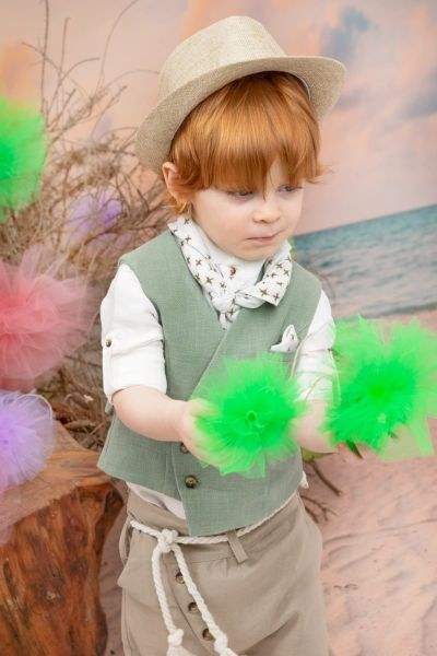 bbbbbbbbbbΒαπτιστικά ρούχα για αγόρι Bambolino Vegas 