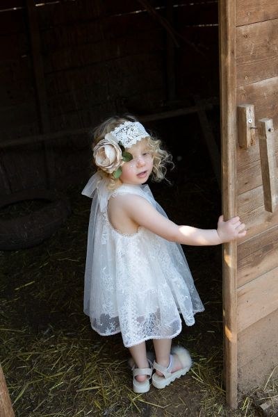 bbbbbbbbbbΒαπτιστικά ρούχα για κορίτσι Bambolino Anthousa