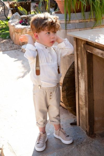 bbbbbbbbbbΒαπτιστικά ρούχα για αγόρι Bambolino Teddy 