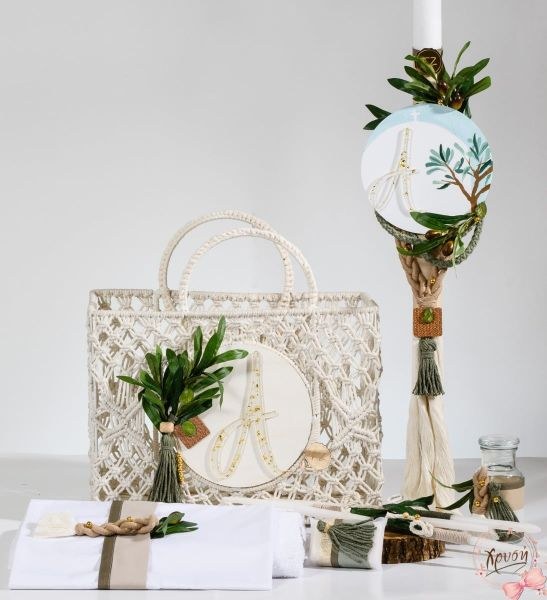 bbbbbbbbbbβαπτιστικά πακέτα για αγόρια, μακραμέ τσάντα