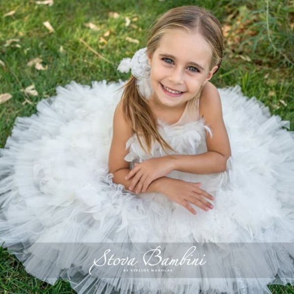 bbbbbbbbbbβαπτιστικά ρούχα για κορίτσι, το πιο πολυσυζητημένο βαπτιστικό φόρεμα της Stova Bambini με διαφάνεια στο κορσάζ