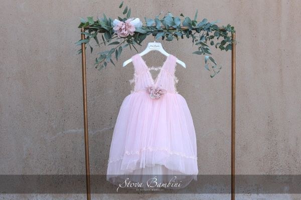 bbbbbbbbbbΒαπτιστικά ρούχα για κορίτσι Stova Bambini SS24 G13