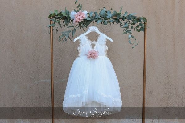 bbbbbbbbbbΒαπτιστικά ρούχα για κορίτσι Stova Bambini SS24 G13