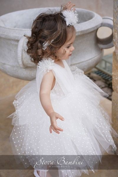 bbbbbbbbbbΒαπτιστικά ρούχα για κορίτσι Stova Bambini SS24 G31