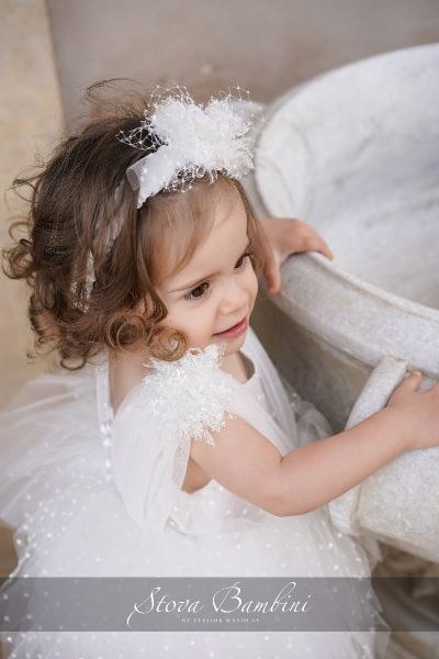 bbbbbbbbbbΒαπτιστικά ρούχα για κορίτσι Stova Bambini SS24 G31