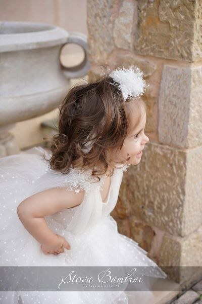 bbbbbbbbbbΒαπτιστικά ρούχα για κορίτσι Stova Bambini SS24 G31