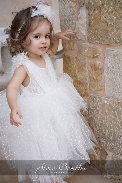 bbbbbbbbbbΒαπτιστικά ρούχα για κορίτσι Stova Bambini SS24 G31