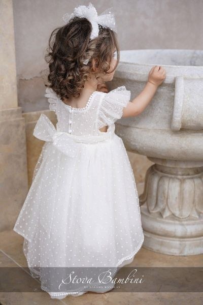 bbbbbbbbbbΒαπτιστικά ρούχα για κορίτσι Stova Bambini SS24 G34