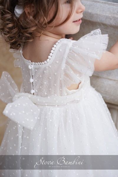 bbbbbbbbbbΒαπτιστικά ρούχα για κορίτσι Stova Bambini SS24 G34