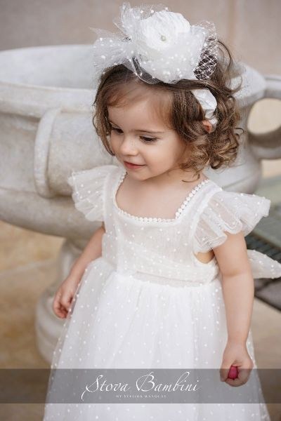 bbbbbbbbbbΒαπτιστικά ρούχα για κορίτσι Stova Bambini SS24 G34