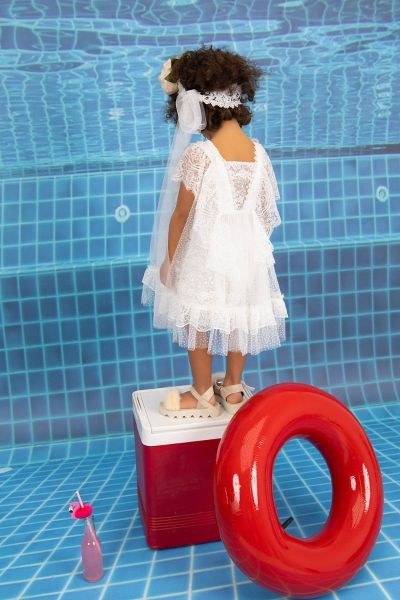 bbbbbbbbbbΒαπτιστικά ρούχα για κορίτσι Bambolino Theofania