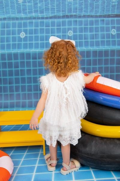 bbbbbbbbbbΒαπτιστικά ρούχα για κορίτσι Bambolino Xrisafenia 