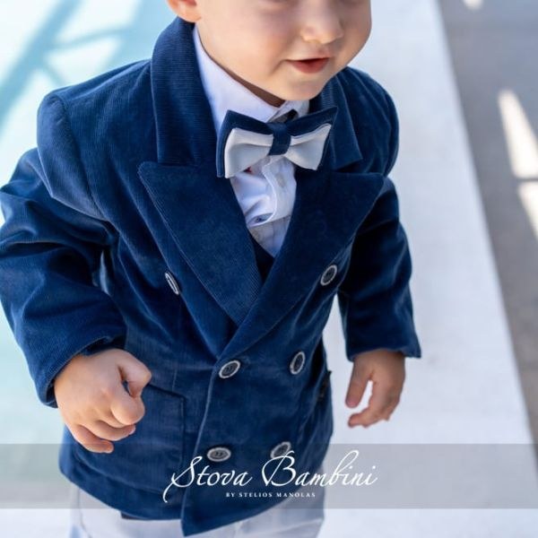 bbbbbbbbbbΧειμωνιάτικα βαπτιστικά ρούχα για αγόρι Stova Bambini AW22-23 B6
