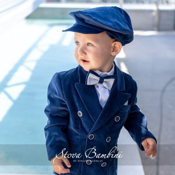 bbbbbbbbbbΧειμωνιάτικα βαπτιστικά ρούχα για αγόρι Stova Bambini AW22-23 B6