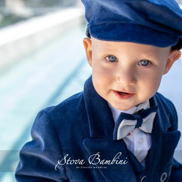 bbbbbbbbbbΧειμωνιάτικα βαπτιστικά ρούχα για αγόρι Stova Bambini AW22-23 B6