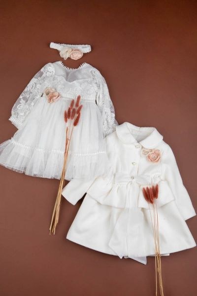 bbbbbbbbbbΒαπτιστικά πανωφόρια Bambolino Eleonora