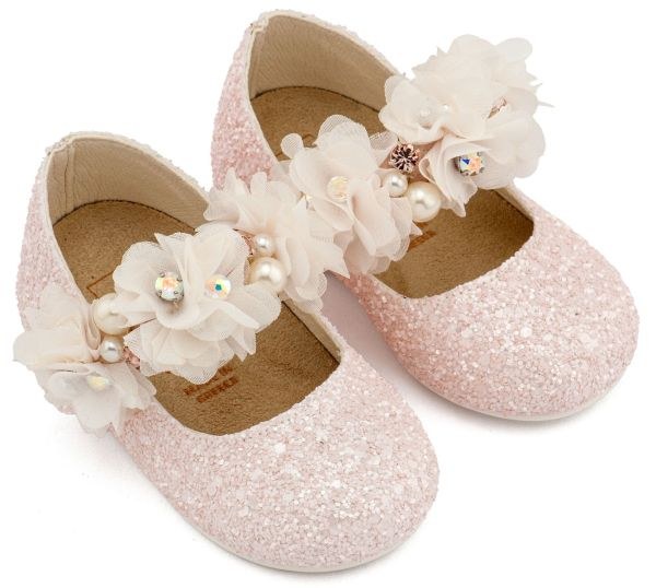 bbbbbbbbbbΒαπτιστικά παπούτσια για κορίτσι από την Babywalker σε ροζ χρώμα