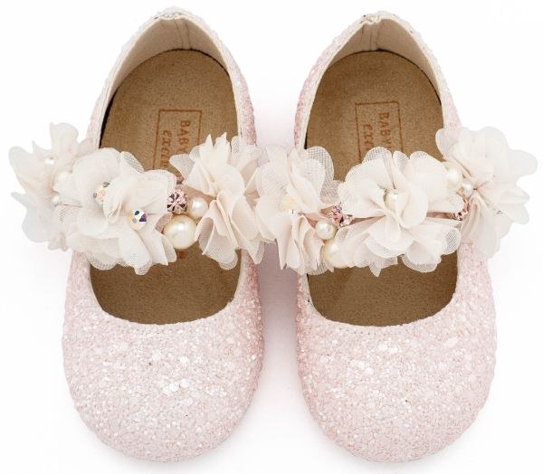 bbbbbbbbbbΒαπτιστικά παπούτσια για κορίτσι από την Babywalker σε ροζ χρώμα
