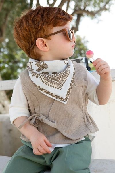 bbbbbbbbbbΒαπτιστικά ρούχα για αγόρι Bambolino Antelino