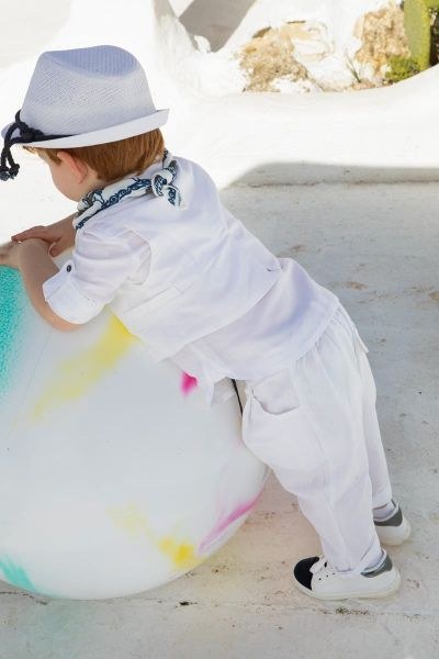 bbbbbbbbbbΒαπτιστικά ρούχα για αγόρι Bambolino Panagis