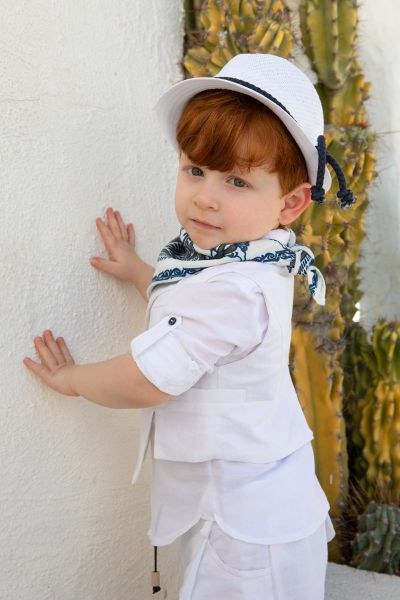 bbbbbbbbbbΒαπτιστικά ρούχα για αγόρι Bambolino Panagis